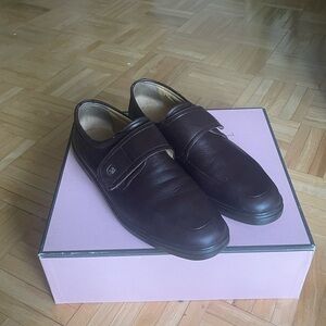 Y2K era Bally Loafers with Velcro